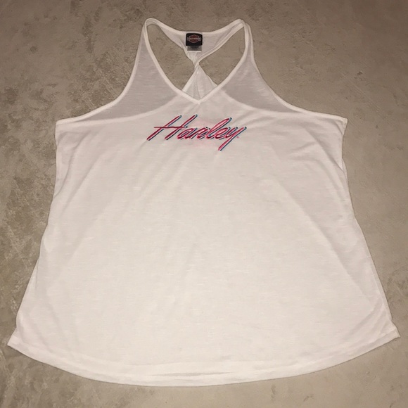 Harley-Davidson Tops - Harley Davidson women's twisted embroidered tank